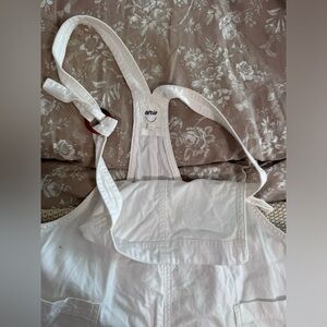Aerie white shorts overalls
